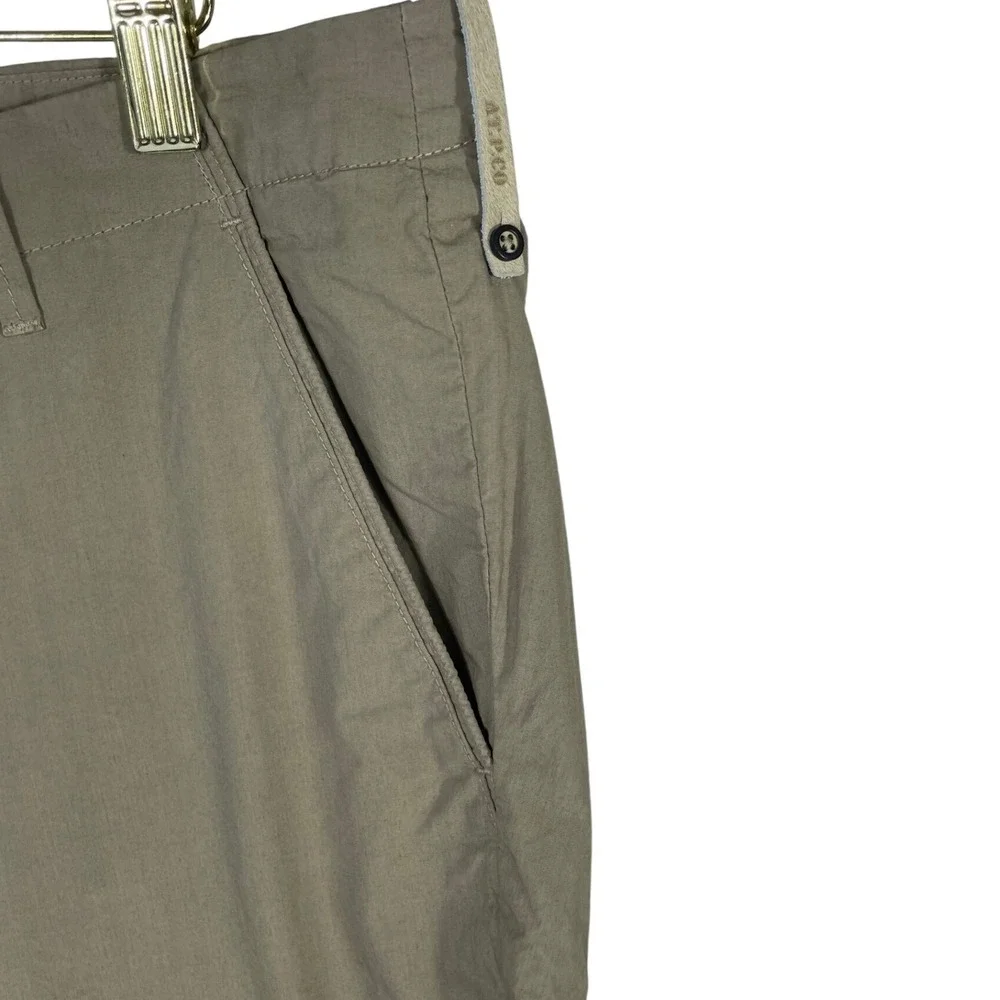 AT.P.CO Men's Khaki Cotton Shorts 54‎ US 38 NWT Tailored Fit Floral Lining Italy